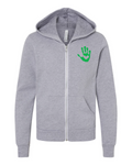 YOUTH Sponge Fleece Full-Zip Hoodie Sweatshirt FLS